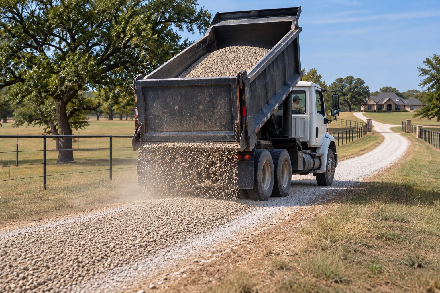 Gravel driveway improvements